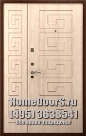 Двойная металлическая дверь "Веста ДВ"