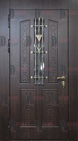 Уличная дверь со стеклом №34