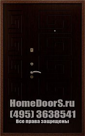 Двустворчатая металлическая дверь "Самуи ДВ" фото