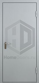 Однопольная противопожарная глухая дверь EI-60 фото