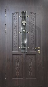 Дверь для дома со стеклом № 22 фото