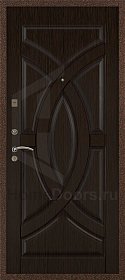 Уличная дверь МДФ для дачи &quot;Эдж&quot; Норд М винорит фото