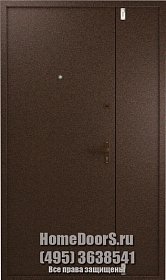 Двойная металлическая дверь с 2х сторон фото