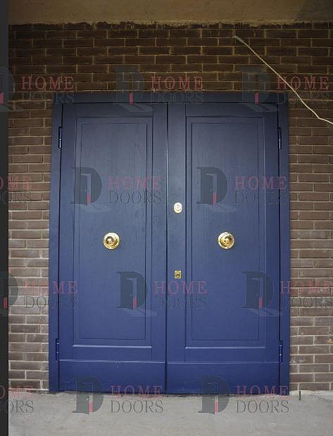 utepleniye8 Утепленная синяя дверь HomeDoors