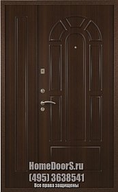 Двойная металлическая дверь "Мальта ДВ" фото